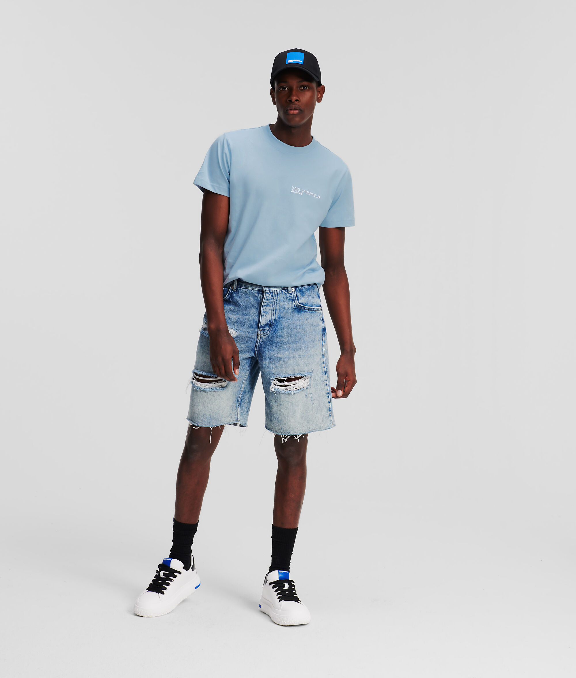 (image for) Amazing KLJ Distressed Denim Shorts